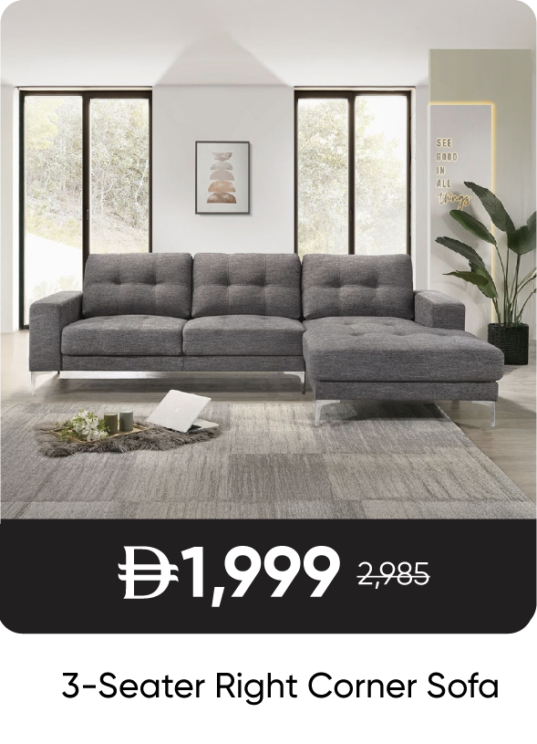 RSU-SD-3-Seater Right Corner Sofa